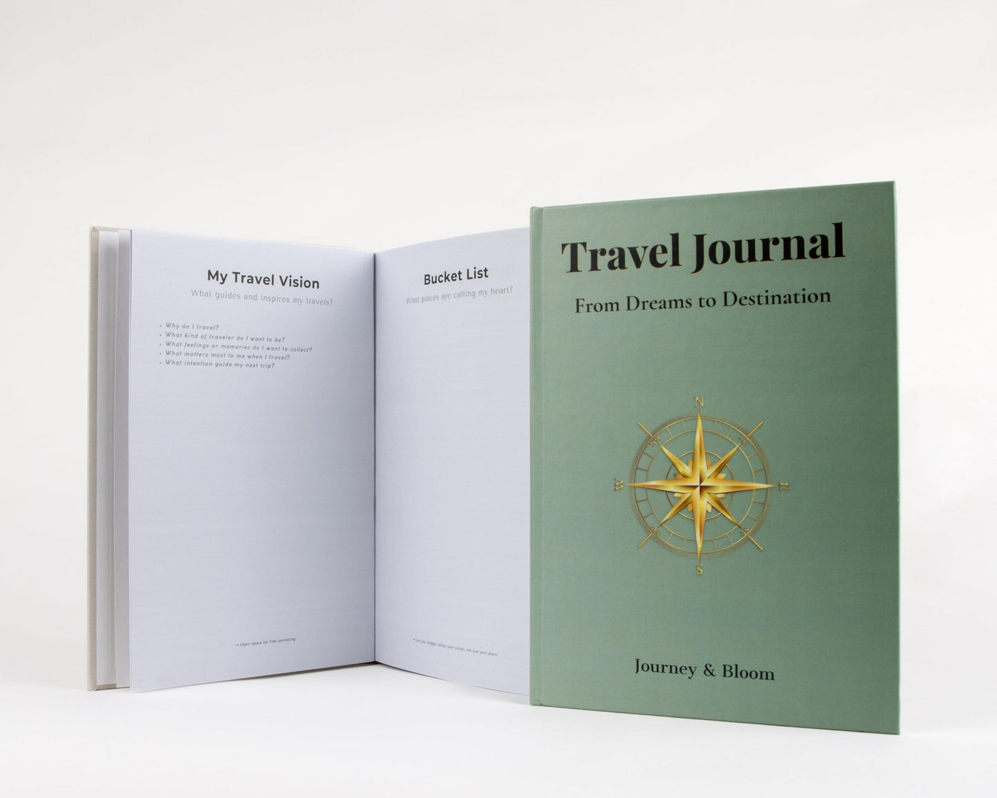 Inner Compass Edition - Travel Journal Uk - Travel Journal by Journey & Bloom
