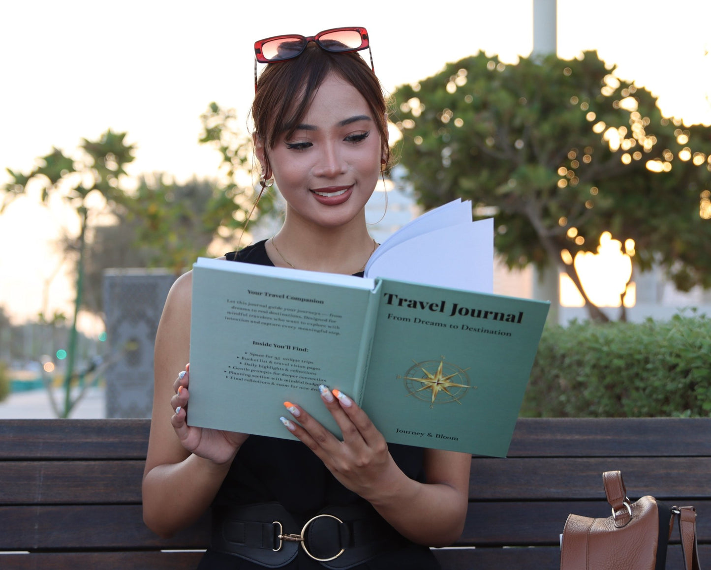 Mindful Travel Journal – Inner Compass Edition by Journey & Bloom