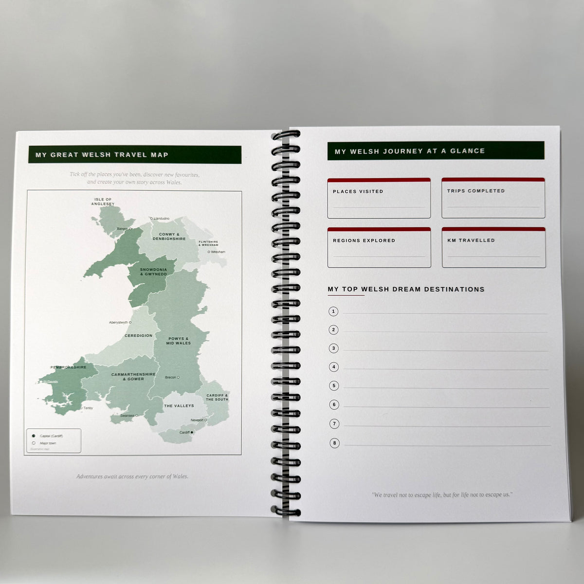 Welsh Trip Tracker | Wales Travel Planner & Adventure Journal
