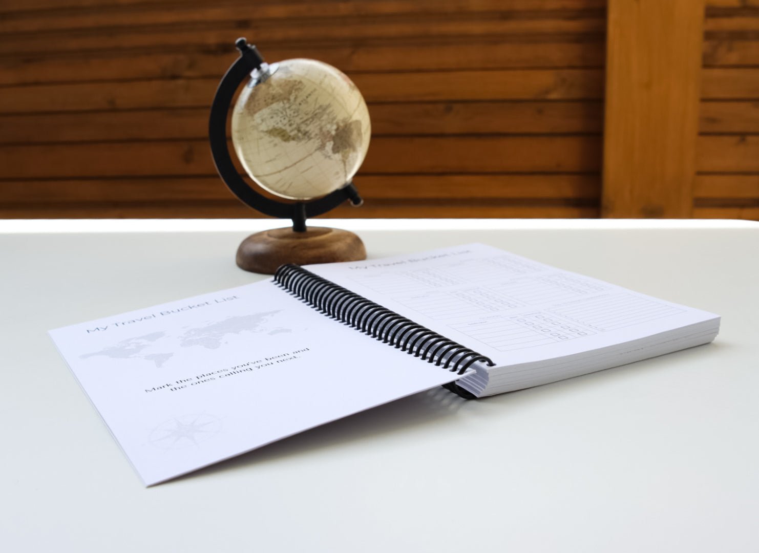 Blush Dawn Edition | Portable Travel Planner Travel Journal by Journey & Bloom UK