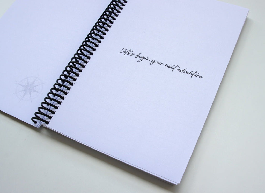 Blush Dawn Edition | Portable Travel Planner Travel Journal by Journey & Bloom UK