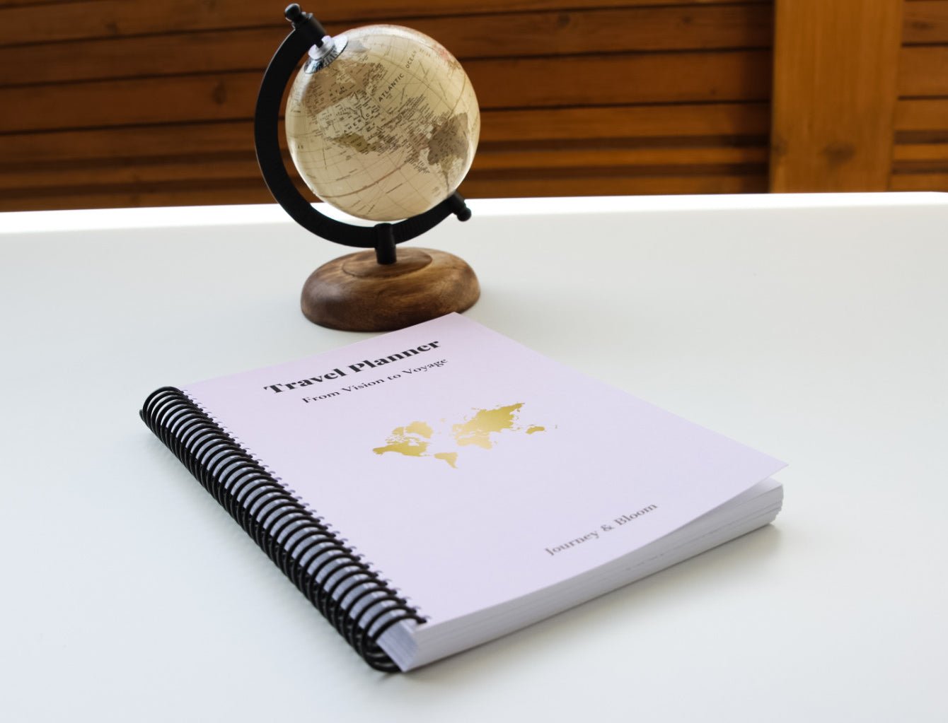 Blush Dawn Edition | Portable Travel Planner Travel Journal by Journey & Bloom UK