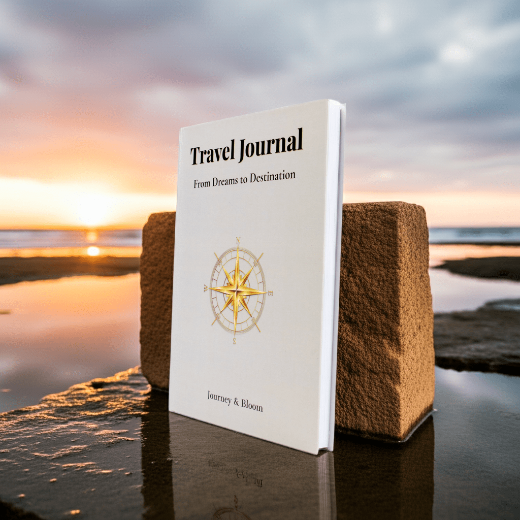 Mindful Travel Journal for Women in UK – Journey & Bloom Classic Light Edition