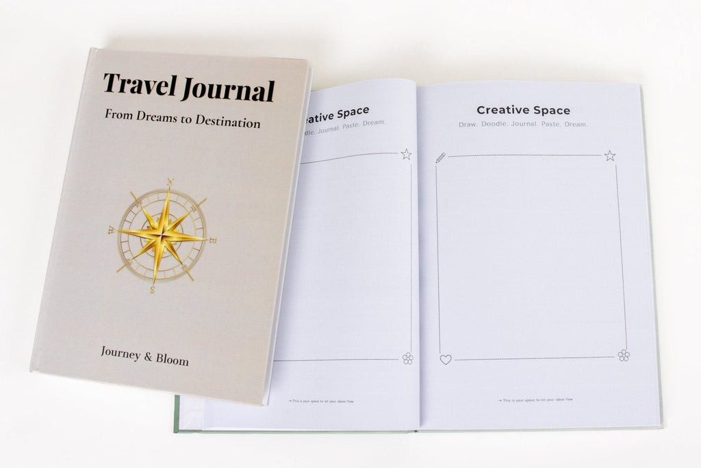 Classic Light Edition - Travel Journal Travel Journal by Journey & Bloom UK