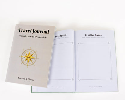 Classic Light Edition - Travel Journal Travel Journal by Journey & Bloom UK