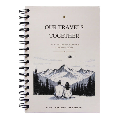 Couples Travel Journal & Planner | Our Travels Together – Journey & Bloom Travel Journal by Journey & Bloom UK