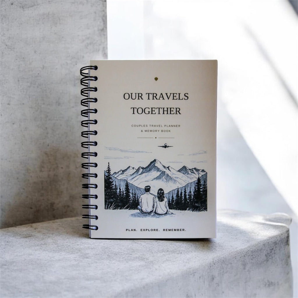 Couples Travel Journal & Planner | Our Travels Together – Journey & Bloom Travel Journal by Journey & Bloom UK
