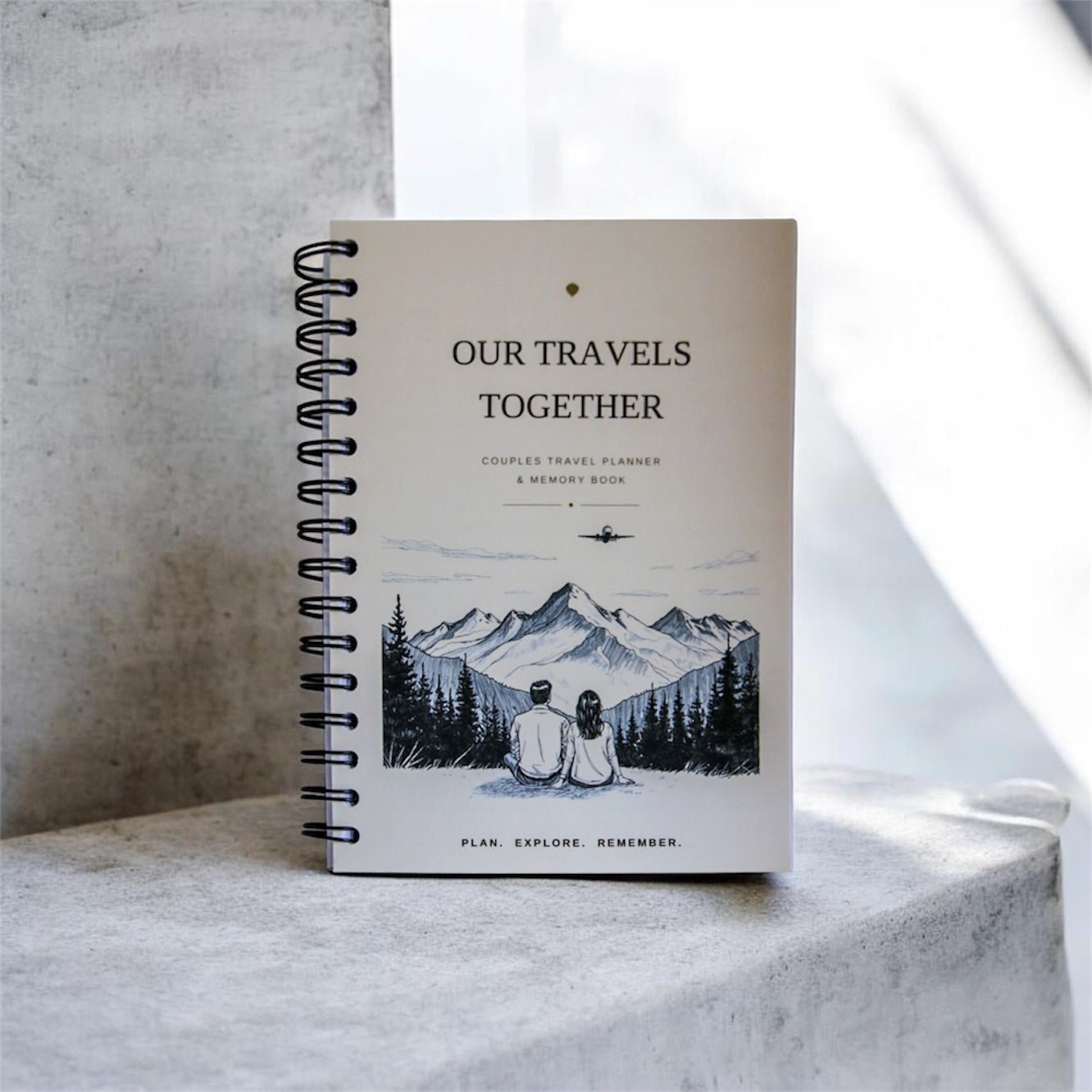 Couples Travel Journal & Planner | Our Travels Together – Journey & Bloom Travel Journal by Journey & Bloom UK