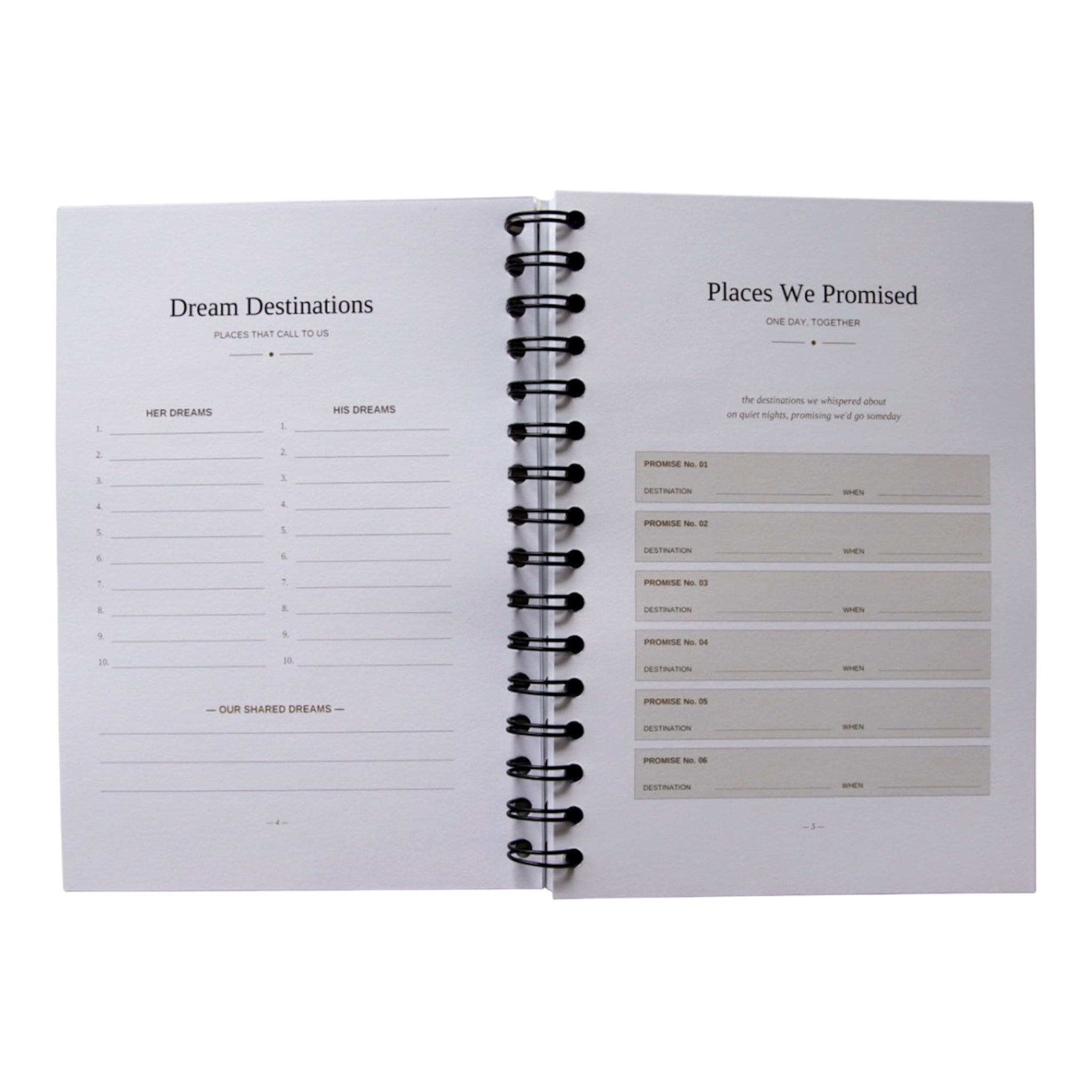 Couples Travel Journal & Planner | Our Travels Together – Journey & Bloom Travel Journal by Journey & Bloom UK