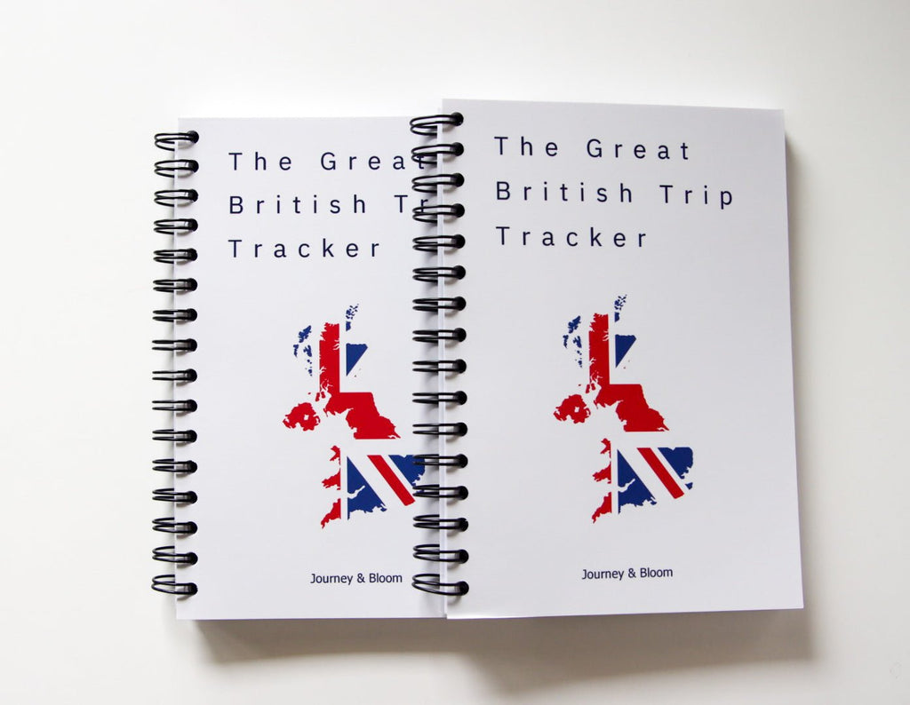 Great British Trip Tracker | UK Travel Planner Travel Journal by Journey & Bloom UK