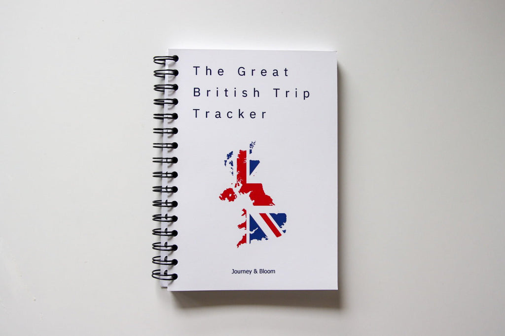Great British Trip Tracker | UK Travel Planner Travel Journal by Journey & Bloom UK