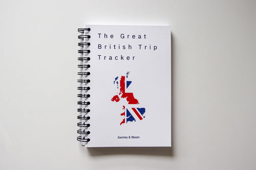 Great British Trip Tracker | UK Travel Planner Travel Journal by Journey & Bloom UK