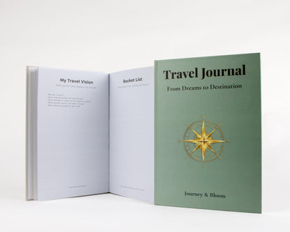 Inner Compass Edition - Travel Journal Uk - Travel Journal by Journey & Bloom