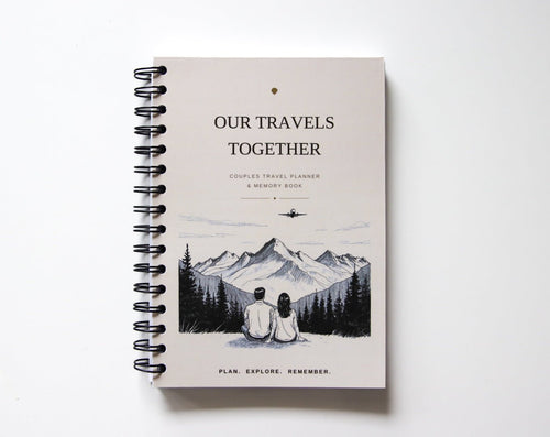Our Travels Together | Couples Travel Planner & Memory Book Travel Journal by Journey & Bloom UK