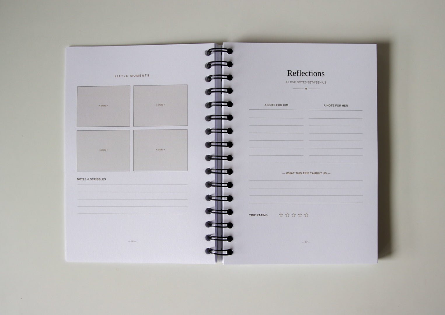 Our Travels Together | Couples Travel Planner & Memory Book Travel Journal by Journey & Bloom UK