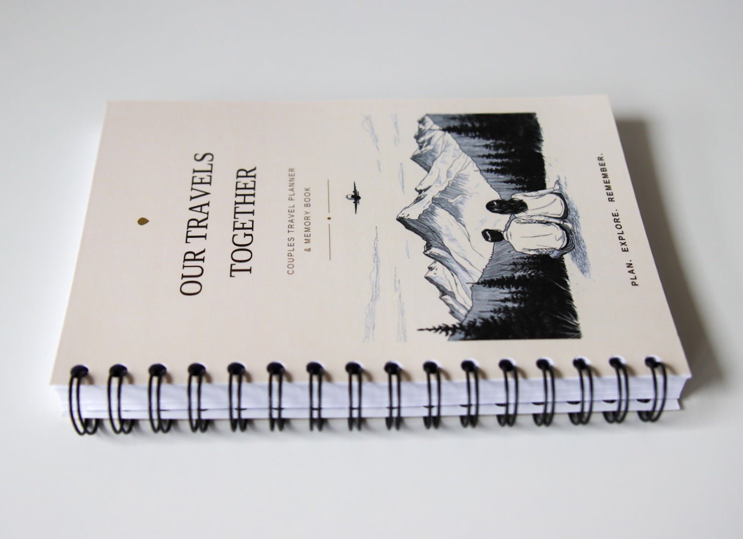 Our Travels Together | Couples Travel Planner & Memory Book Travel Journal by Journey & Bloom UK