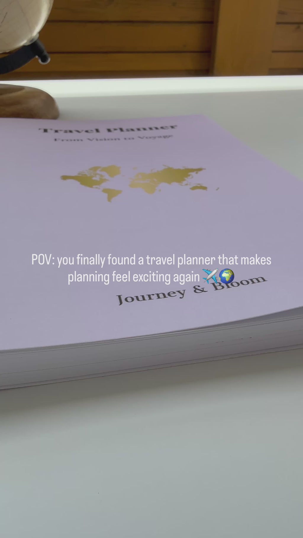Travel Planner & Journal Set | Blush Dawn
