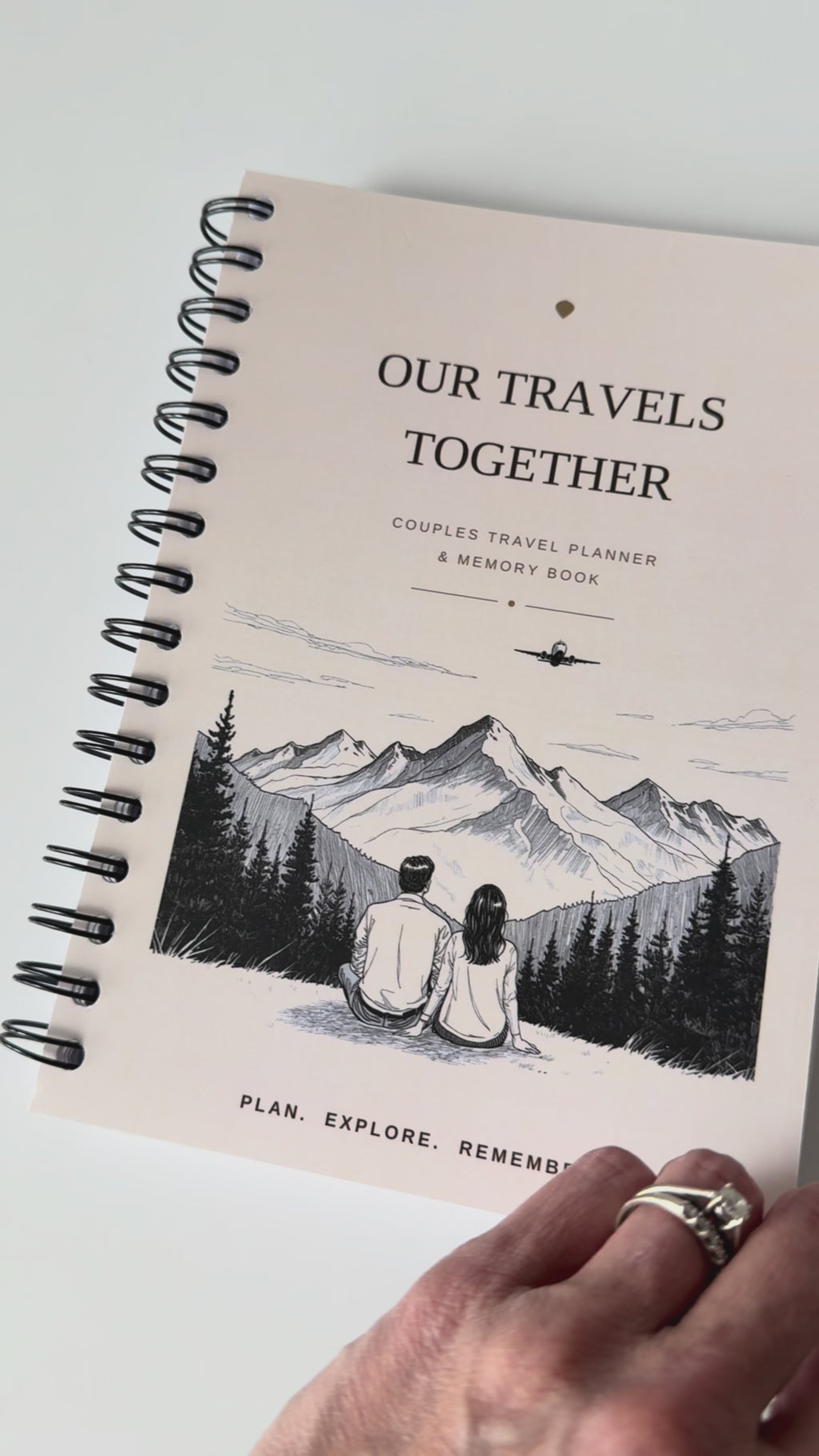 Our Travels Together | Couples Travel Planner & Memory Book