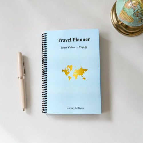 Steel Horizon Edition | Portable Travel Planner Travel Journal by Journey & Bloom UK
