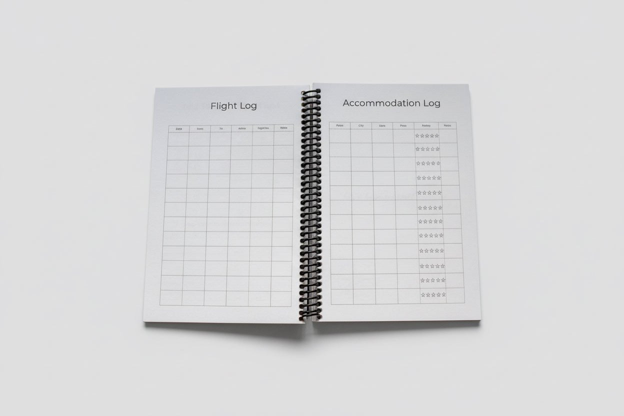 Steel Horizon Edition | Portable Travel Planner Travel Journal by Journey & Bloom UK