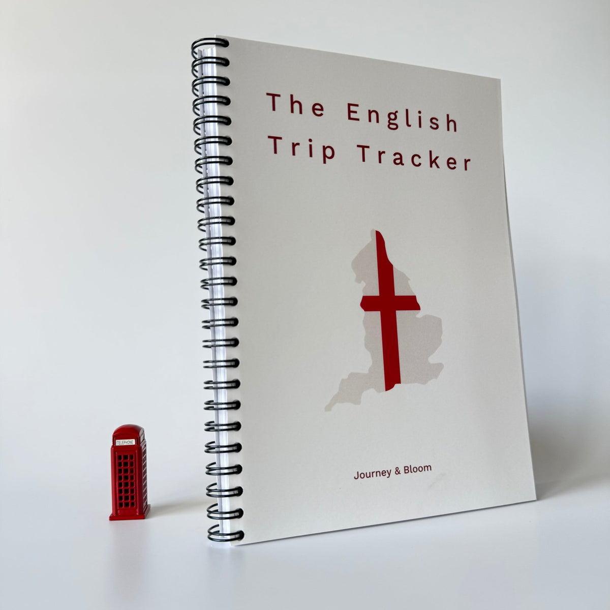 The English Trip Tracker | Travel Planner & Adventure Journal Travel Journal by Journey & Bloom UK