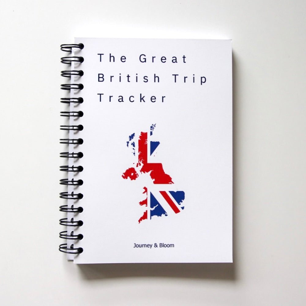 The Great British Collection | Trip Tracker + Travel Notes Set Travel Journal by Journey & Bloom UK