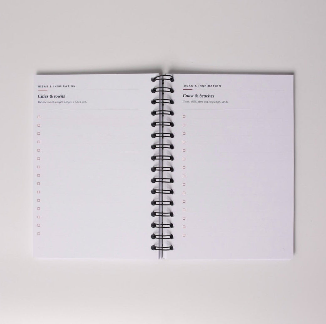 The Great British Collection | Trip Tracker + Travel Notes Set Travel Journal by Journey & Bloom UK
