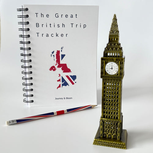 The Great British Collection | Trip Tracker + Travel Notes Set Travel Journal by Journey & Bloom UK