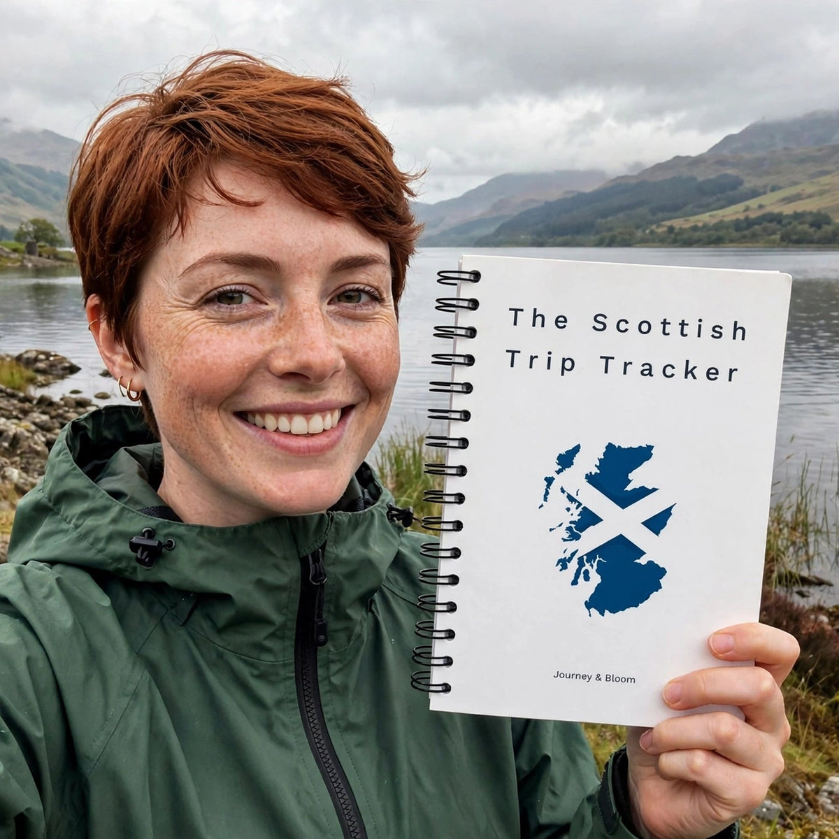 The Scottish Trip Tracker | Travel Planner & Adventure Journal Travel Journal by Journey & Bloom UK