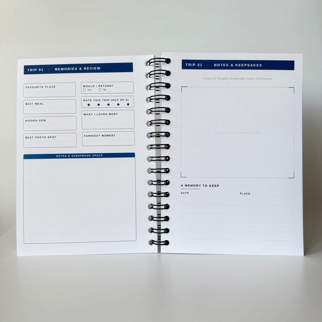The Scottish Trip Tracker | Travel Planner & Adventure Journal Travel Journal by Journey & Bloom UK