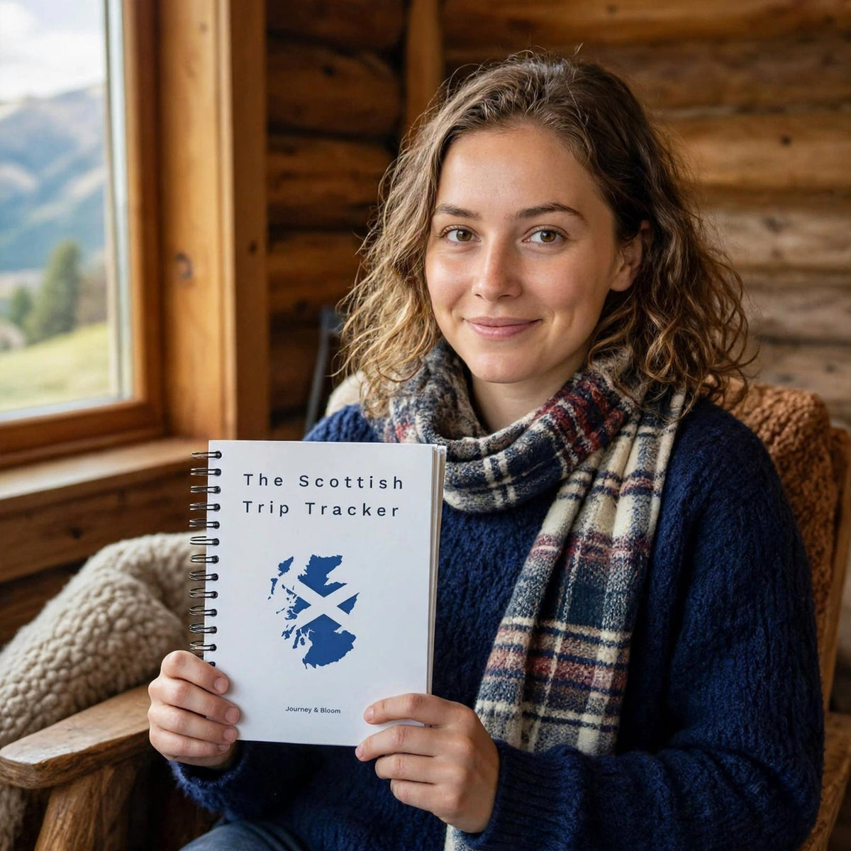 The Scottish Trip Tracker | Travel Planner & Adventure Journal Travel Journal by Journey & Bloom UK