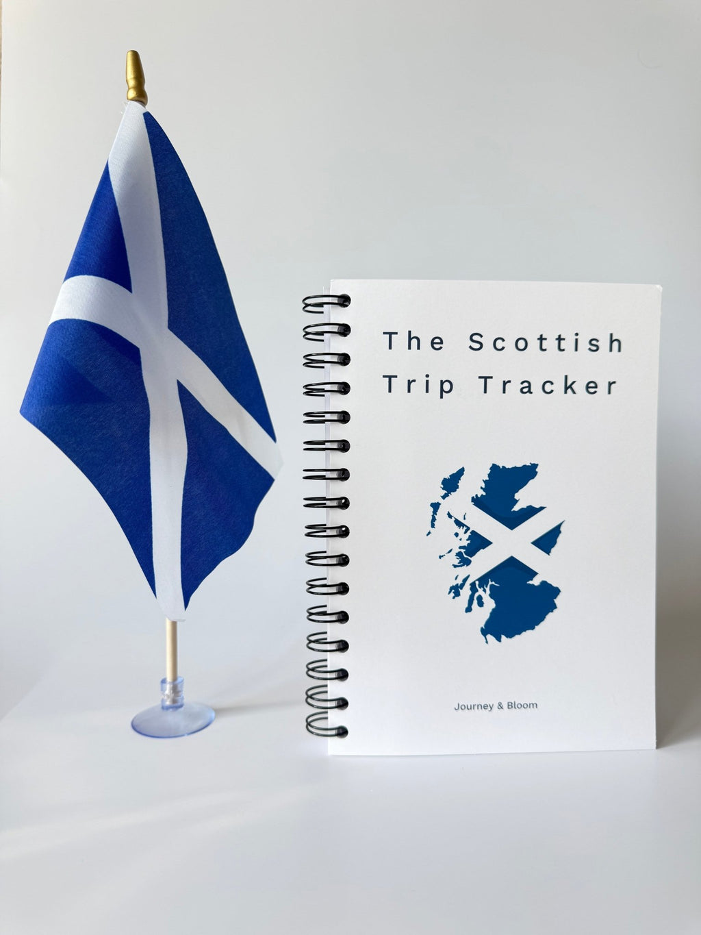The Scottish Trip Tracker | Travel Planner & Adventure Journal Travel Journal by Journey & Bloom UK
