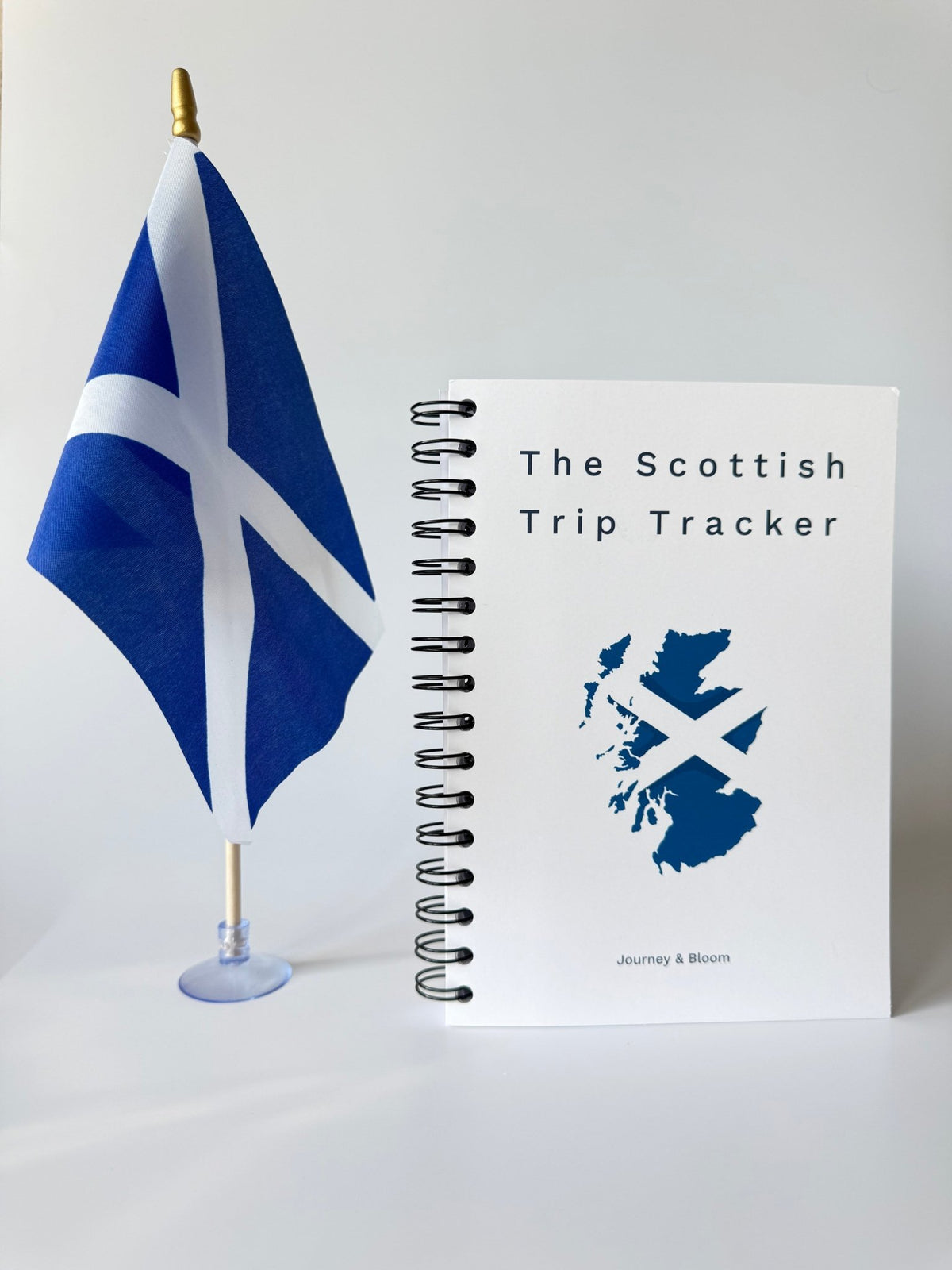 The Scottish Trip Tracker | Travel Planner & Adventure Journal Travel Journal by Journey & Bloom UK