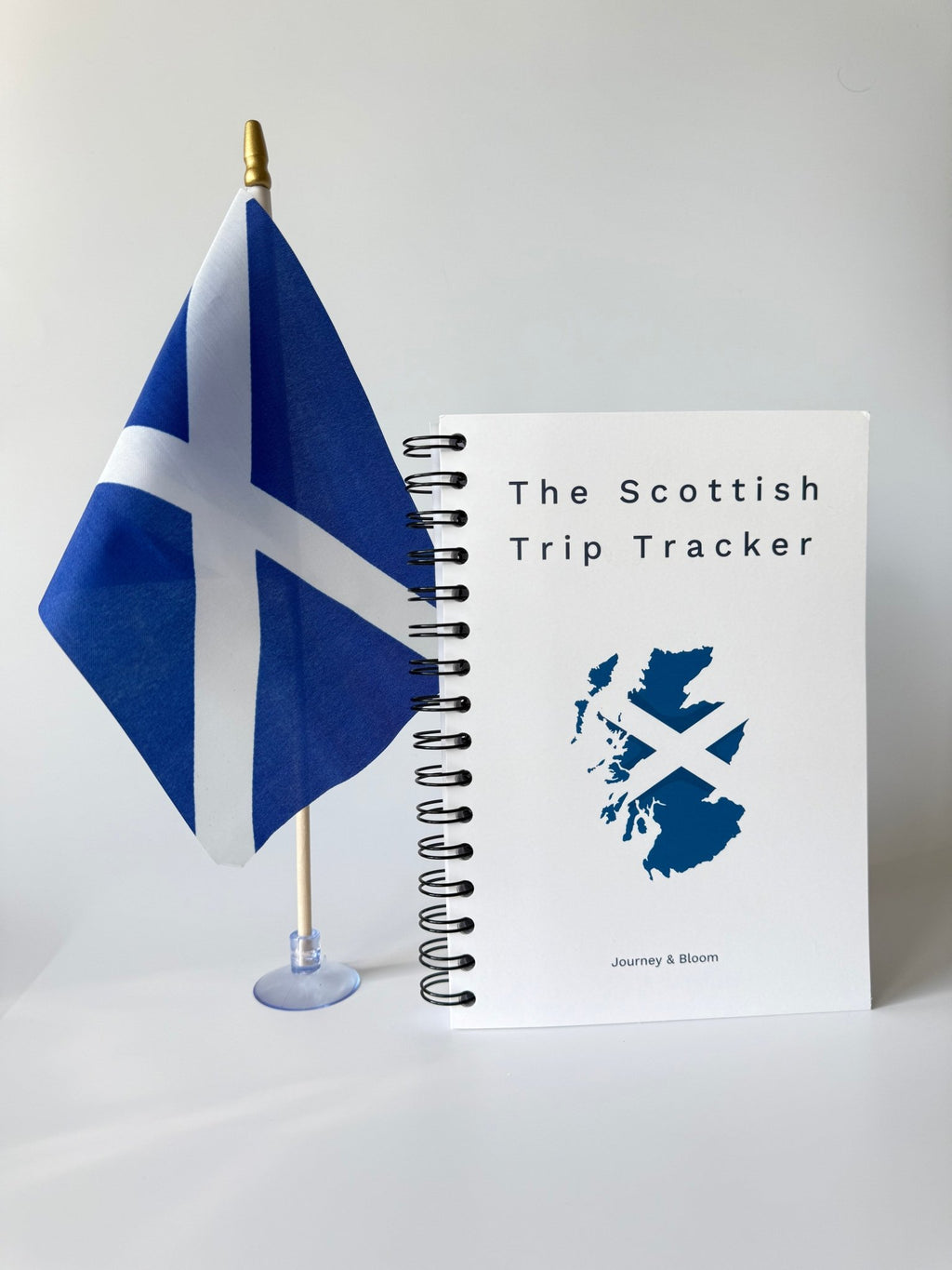 The Scottish Trip Tracker | Travel Planner & Adventure Journal Travel Journal by Journey & Bloom UK