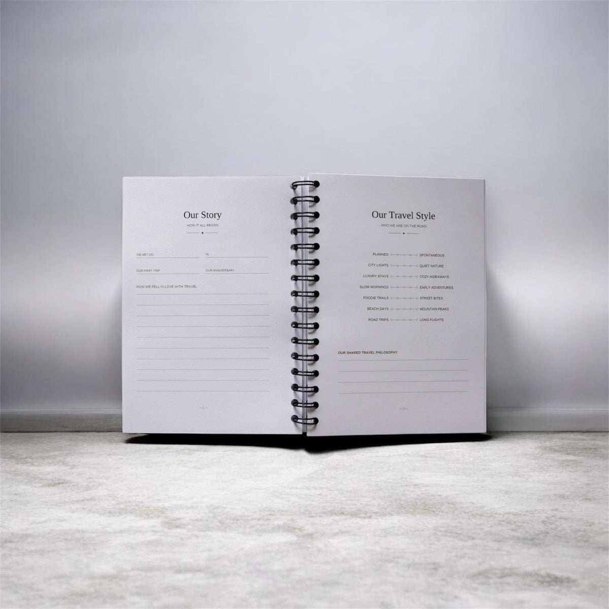 Travel Journal & Couples Planner Set | Together Edition – Journey & Bloom Travel Journal by Journey & Bloom UK