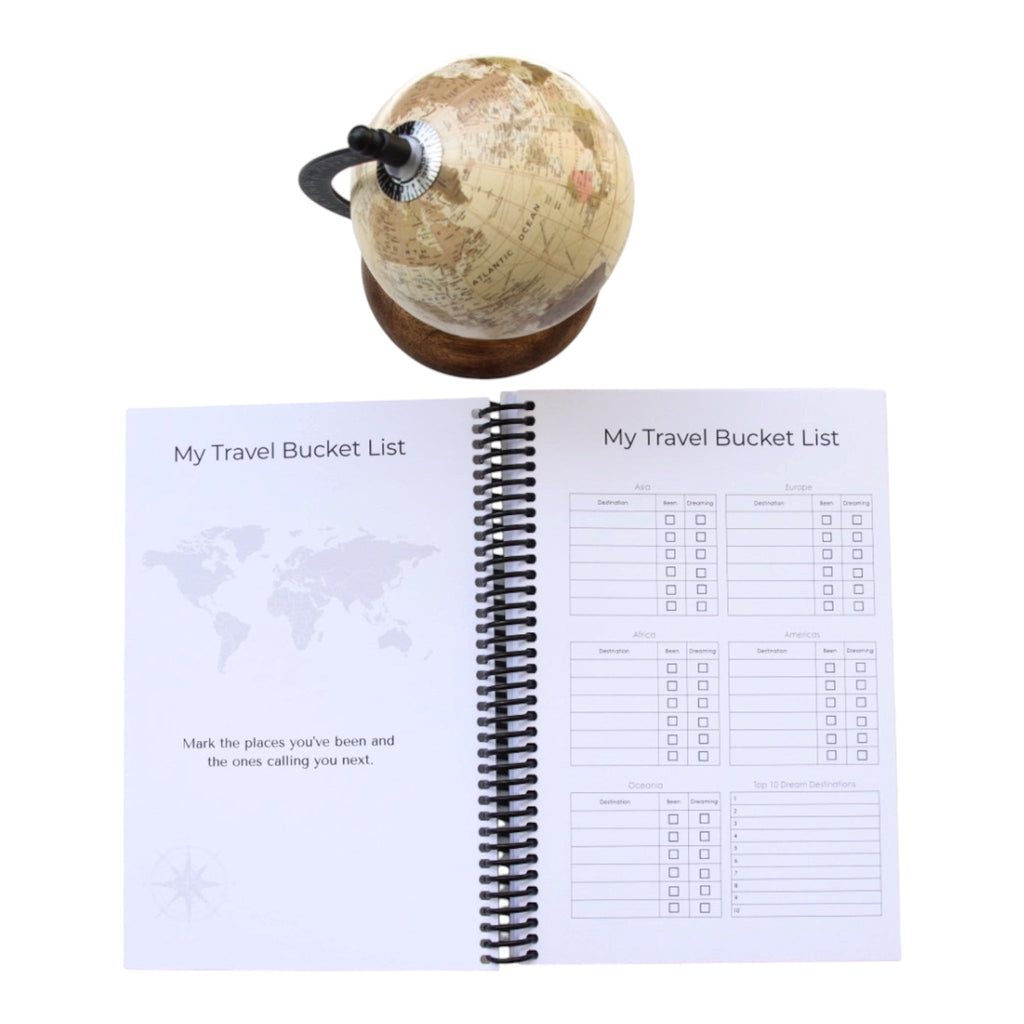 Travel Planner Book | Blush Dawn Edition – Journey & Bloom Travel Journal by Journey & Bloom UK