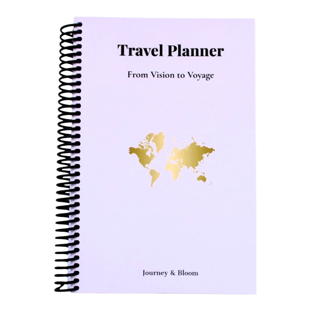 Travel Planner Book | Blush Dawn Edition – Journey & Bloom Travel Journal by Journey & Bloom UK
