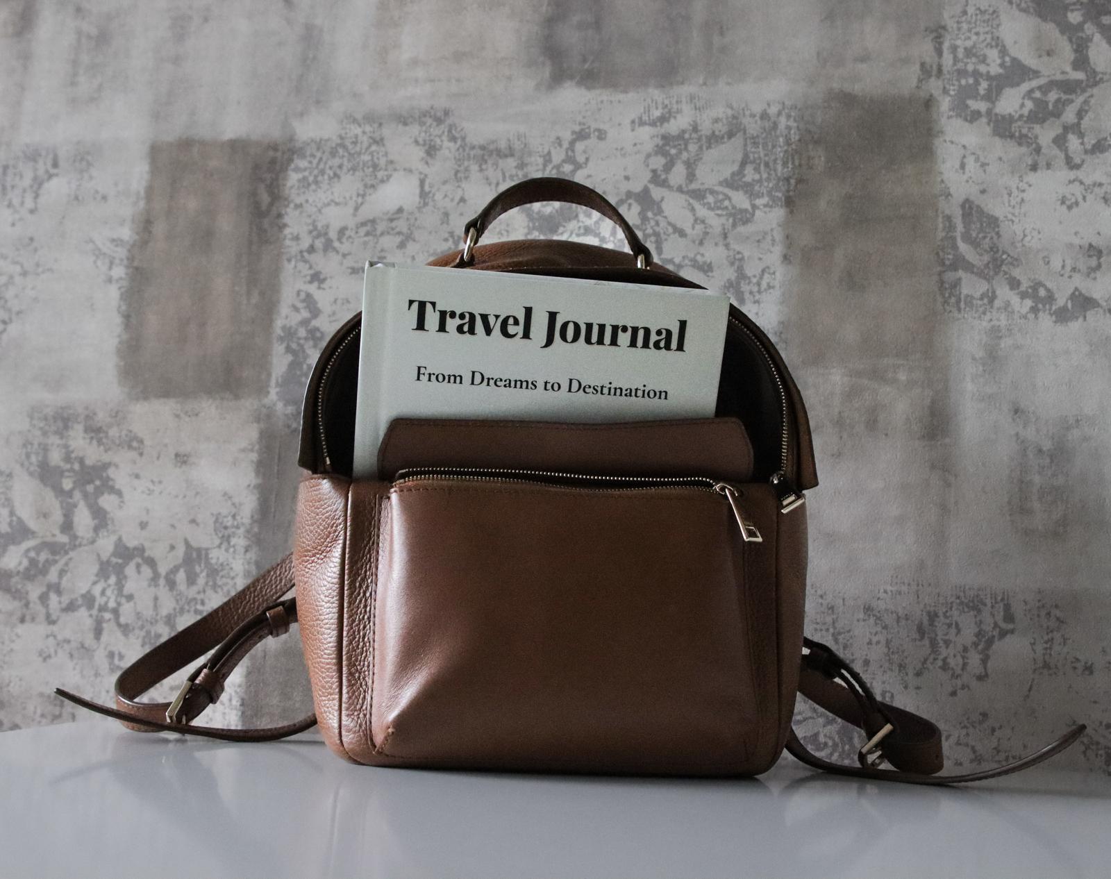 Travel Planner & Journal Set | Blush Dawn Travel Journal by Journey & Bloom UK