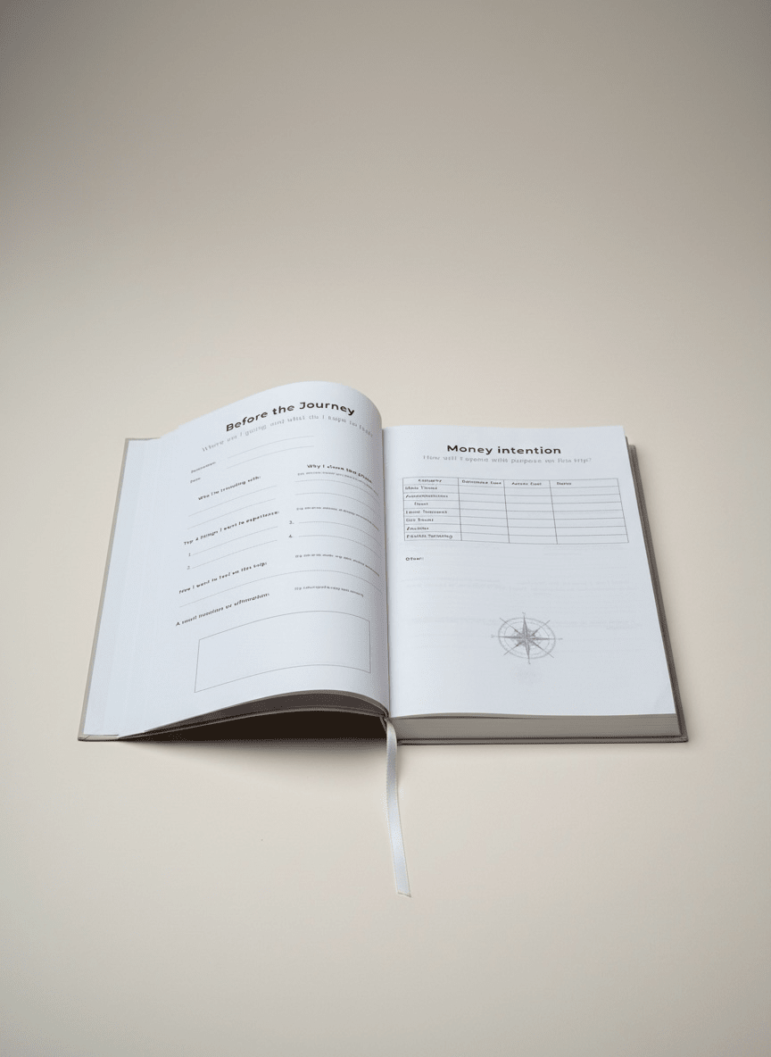 Travel Planner & Journal Set | Complete Travel System Travel Journal by Journey & Bloom UK