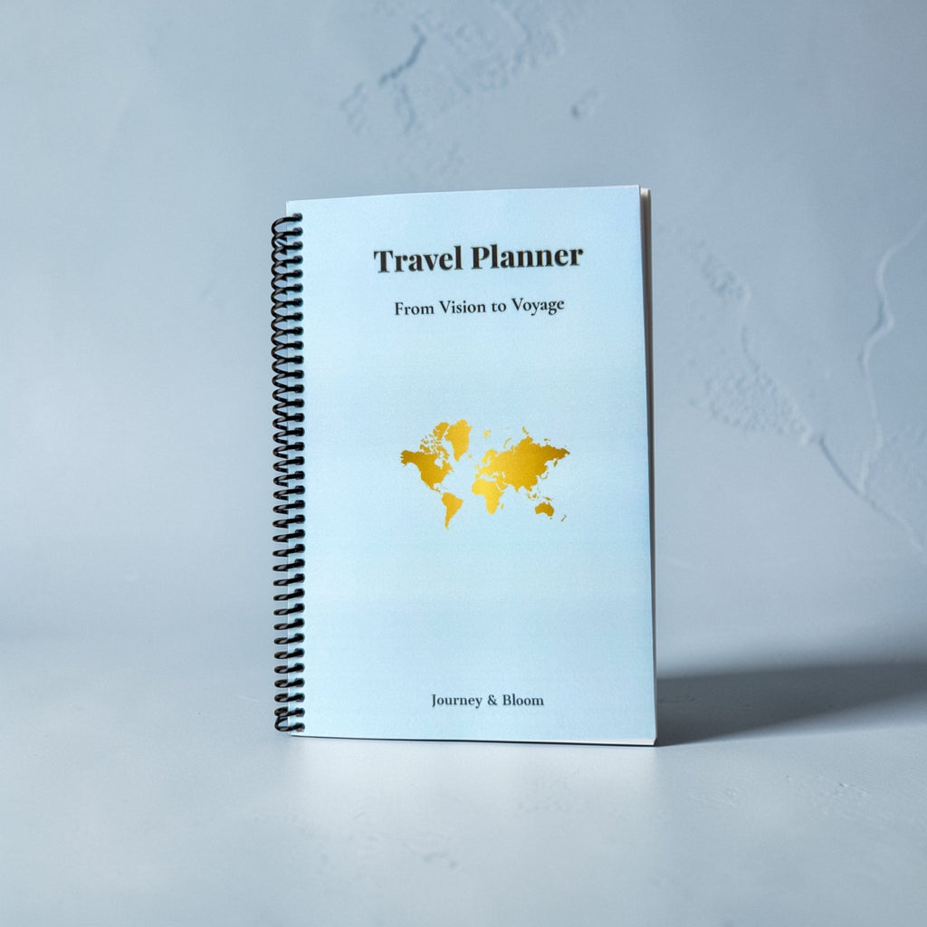 Travel Planner & Journal Set | Complete Travel System Travel Journal by Journey & Bloom UK