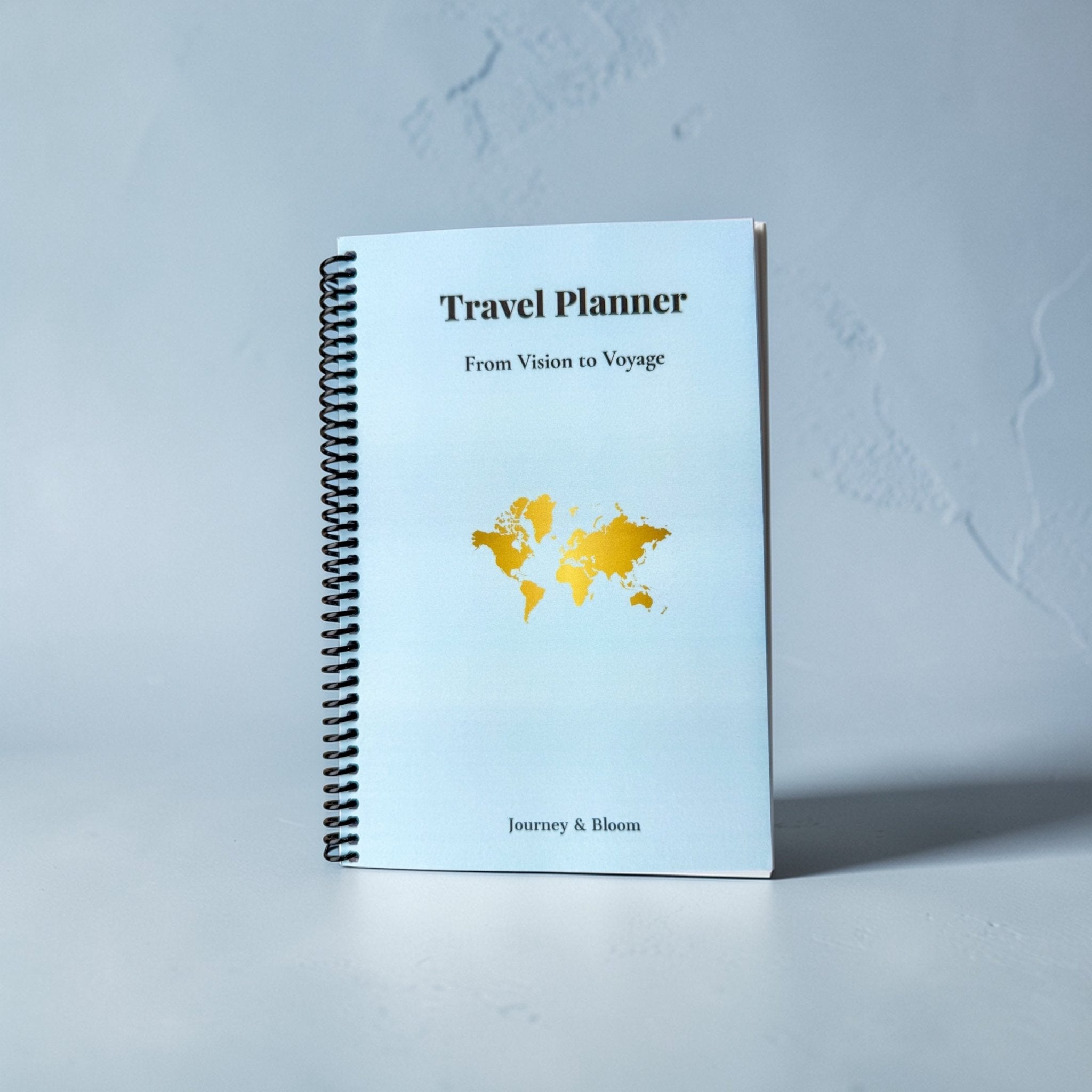 Travel Planner & Journal Set | Complete Travel System Travel Journal by Journey & Bloom UK