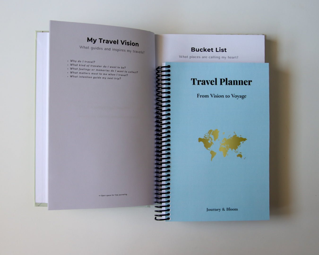 Travel Planner & Journal Set | Complete Travel System – Journey & Bloom Travel Journal by Journey & Bloom UK