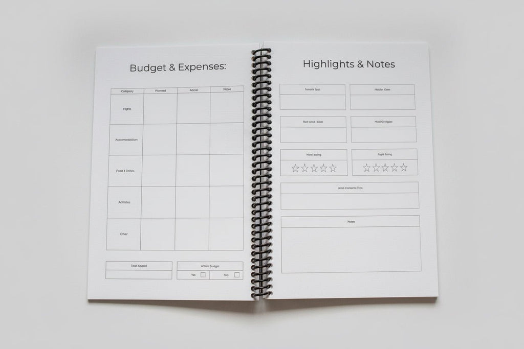 Travel Planner - Steel Horizon Edition Travel Journal by Journey & Bloom UK