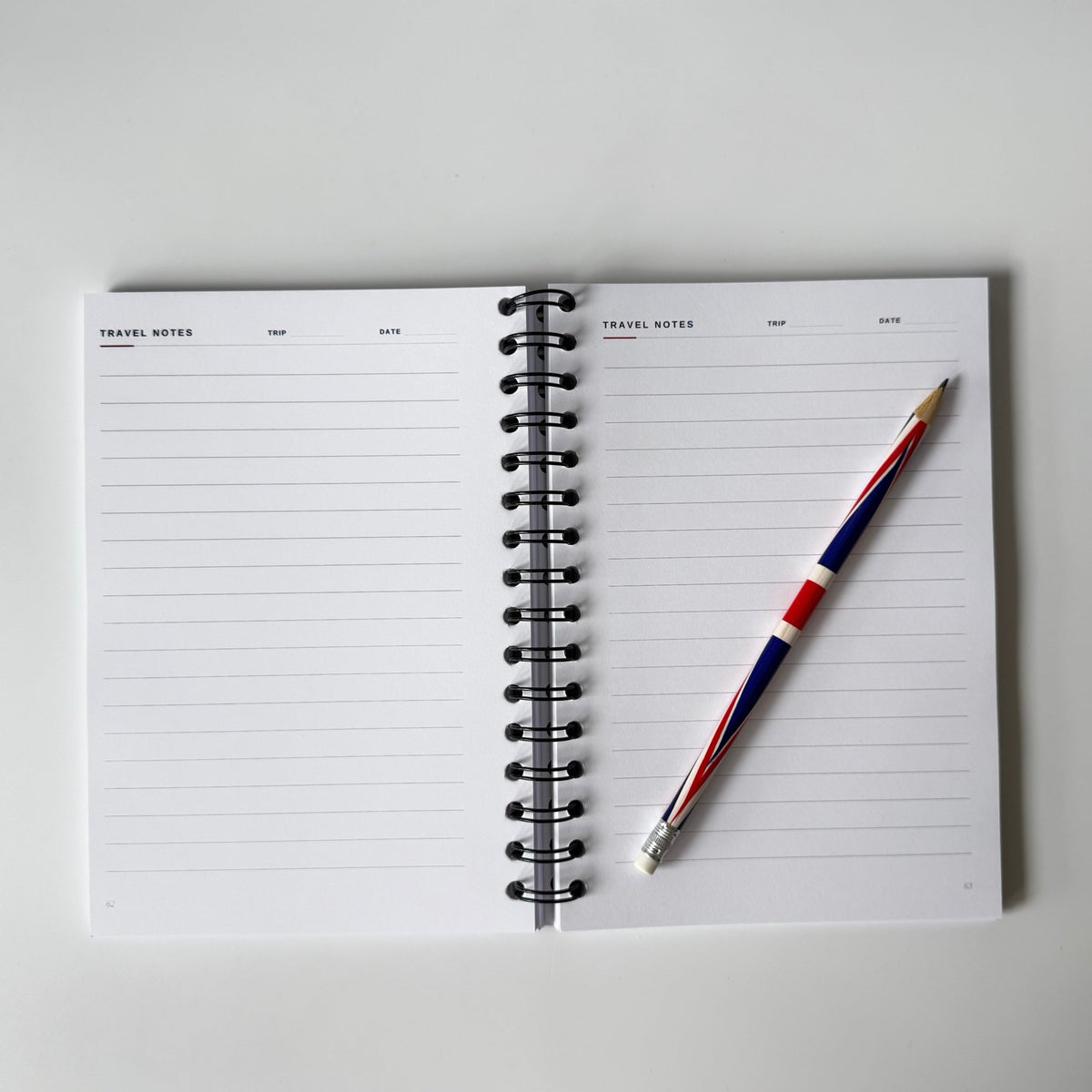 UK Travel Notebook & Journal | Great British Travel Notes Travel Journal by Journey & Bloom UK