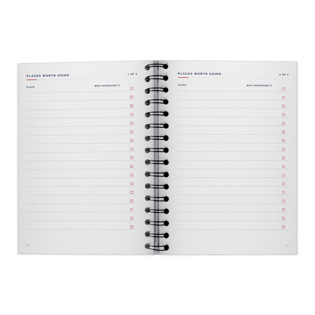 UK Travel Notebook & Journal | Great British Travel Notes Travel Journal by Journey & Bloom UK