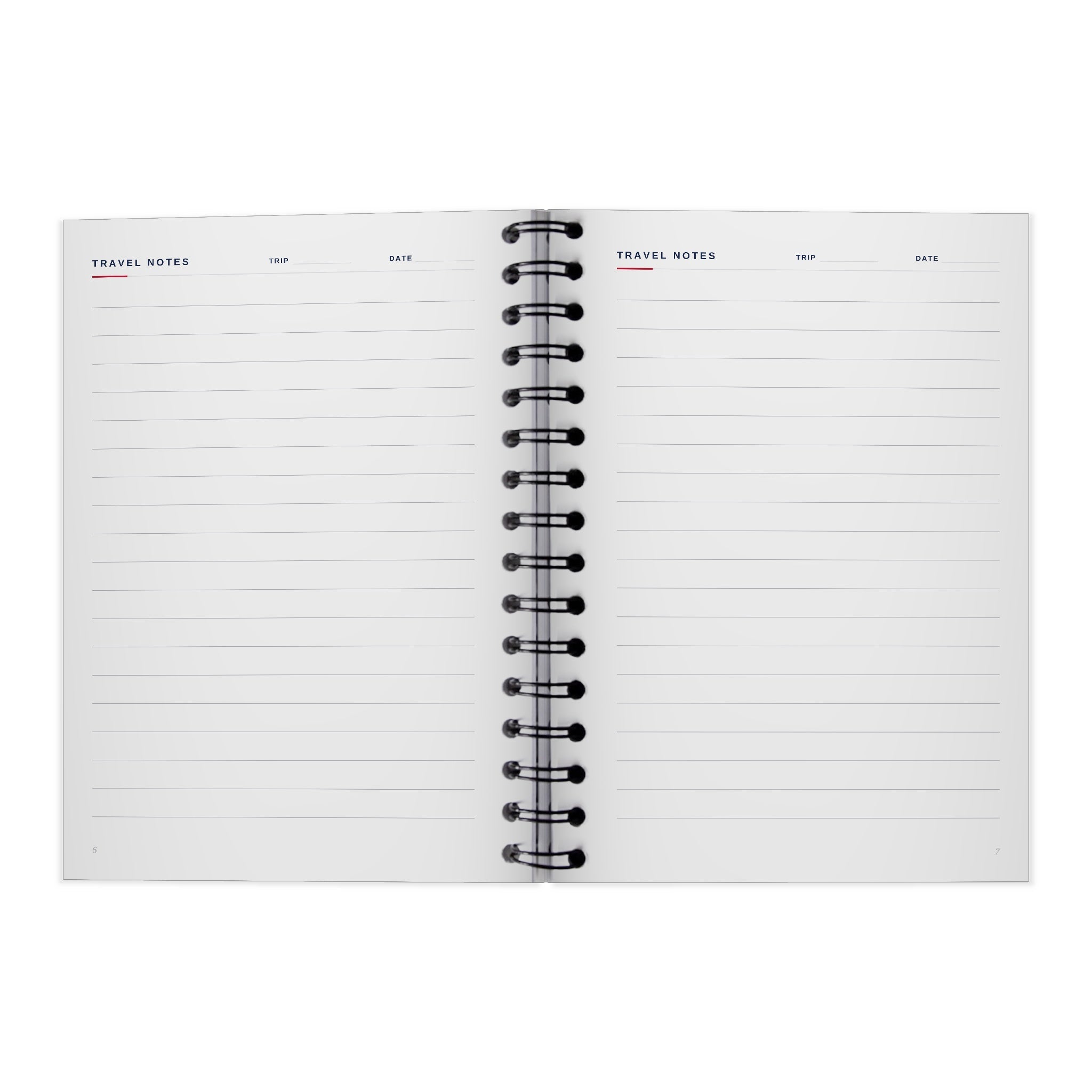 UK Travel Notebook & Journal | Great British Travel Notes Travel Journal by Journey & Bloom UK