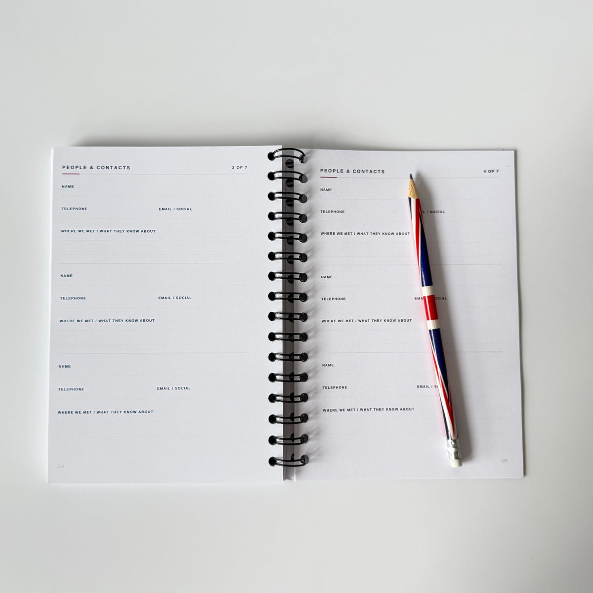 UK Travel Notebook & Journal | Great British Travel Notes Travel Journal by Journey & Bloom UK