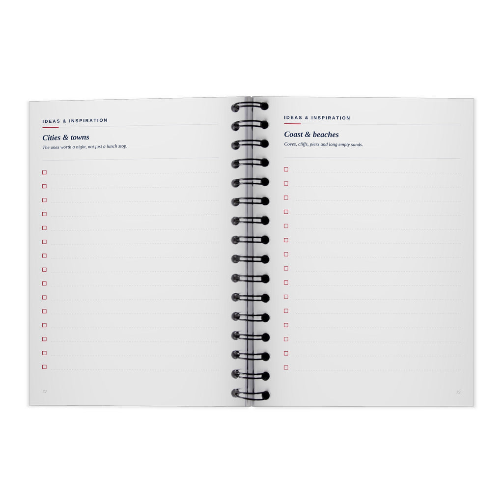 UK Travel Notebook & Journal | Great British Travel Notes Travel Journal by Journey & Bloom UK