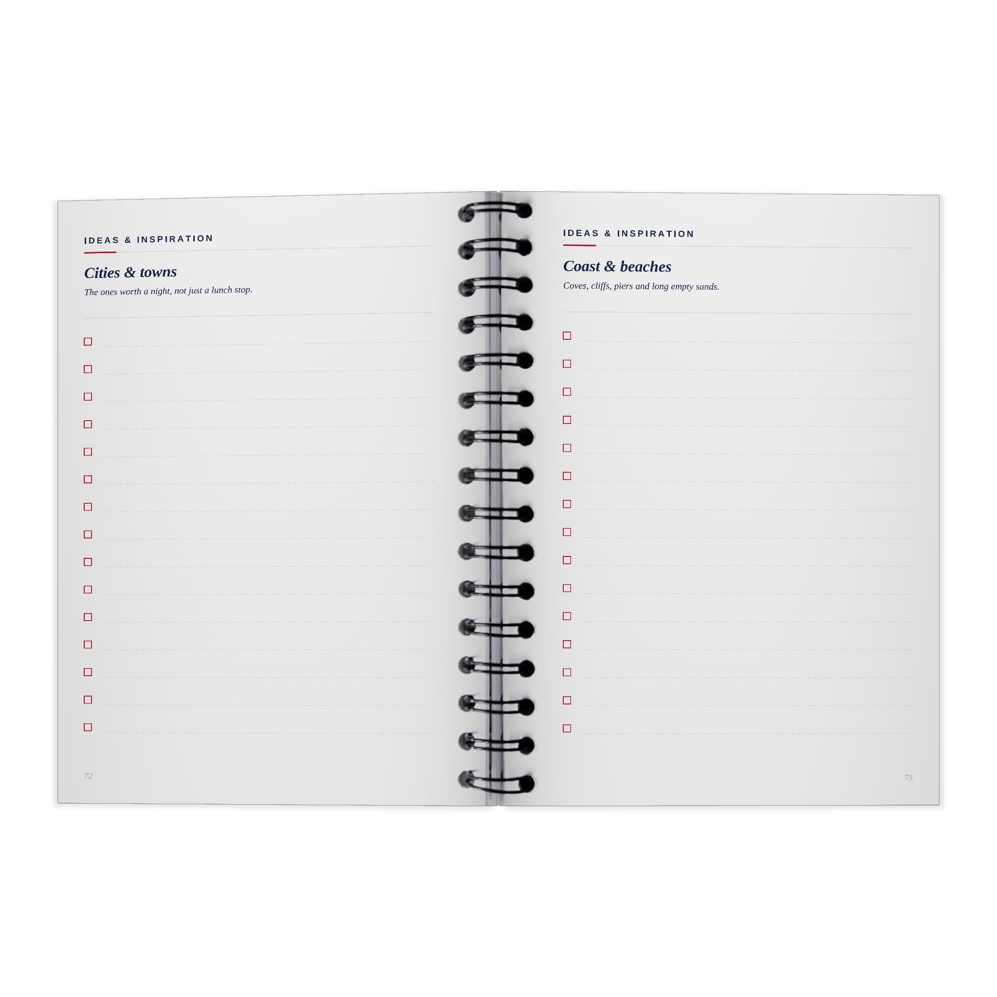 UK Travel Notebook & Journal | Great British Travel Notes Travel Journal by Journey & Bloom UK
