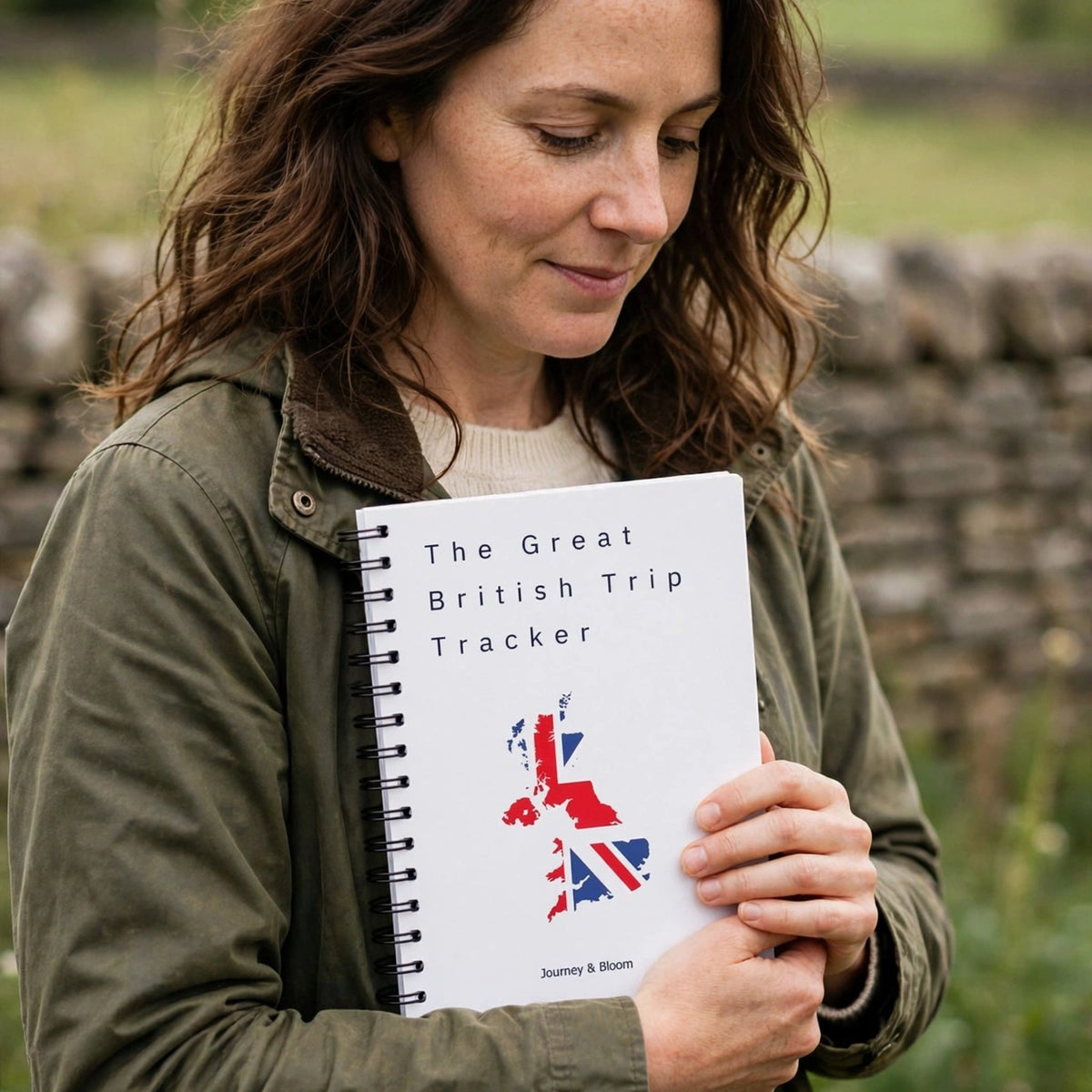 UK Travel Planner & Staycation Journal | Great British Trip Tracker Travel Journal by Journey & Bloom UK